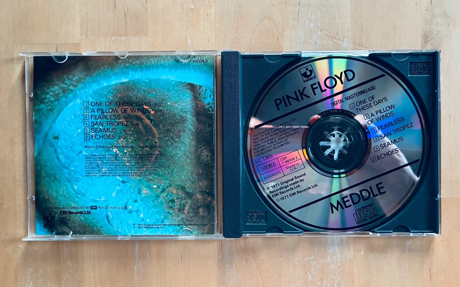 CD Pink Floyd Meddle. – photo 2
